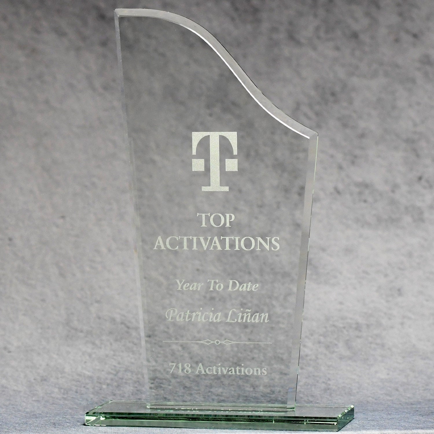 Economy Jade Crystal Swoosh Top